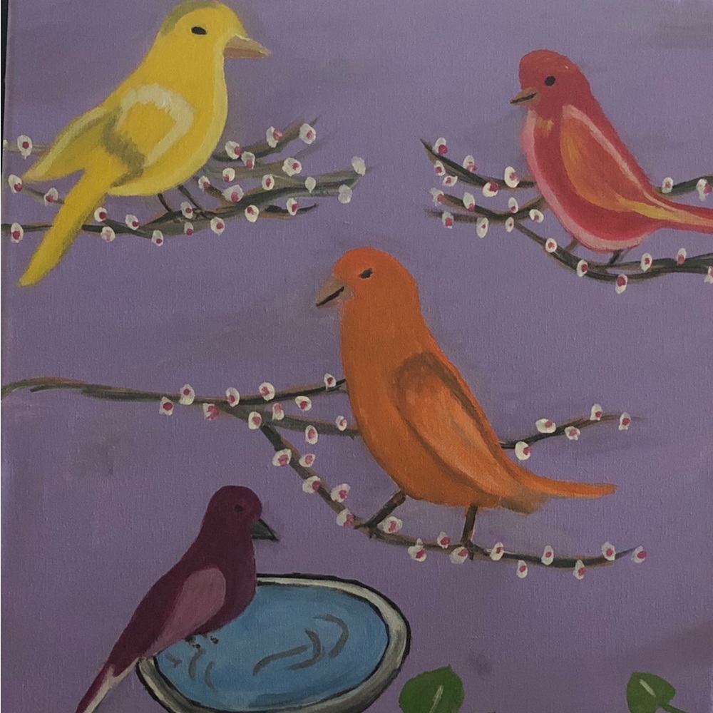 Original acrylic painting.